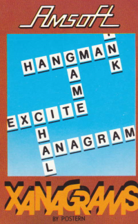 Xanagrams Amstrad CPC US box art
